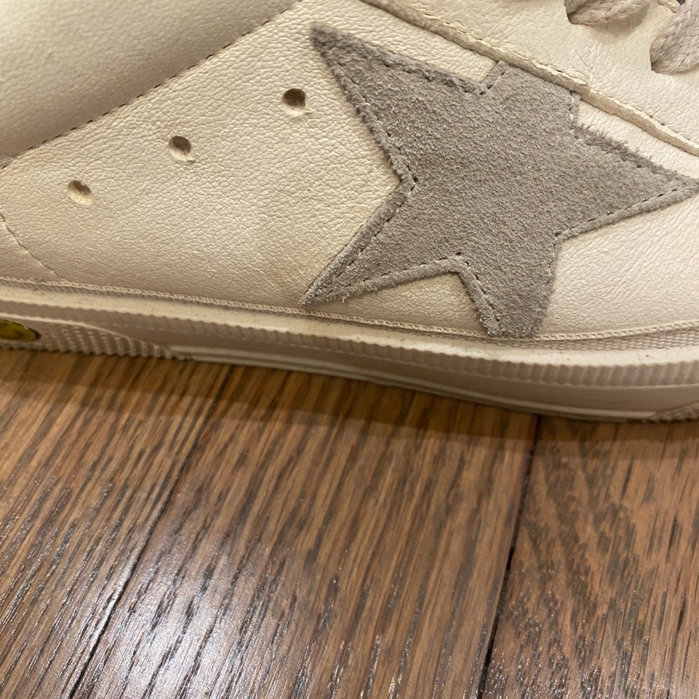 Golden Goose White and Blue Sneakers - Picture 7 of 11